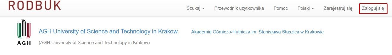 Logowanie RODBUK